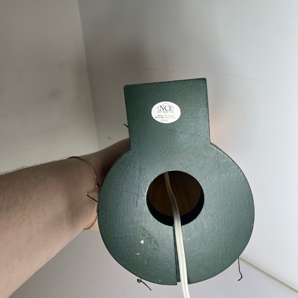 NCE Nautical Lighthouse Table Lamp Wood Coastal Beach Decor Working Light - Picture 8 of 10